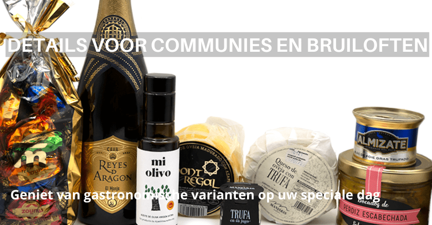 BRUILOFT- EN COMMUNIEDETAILS